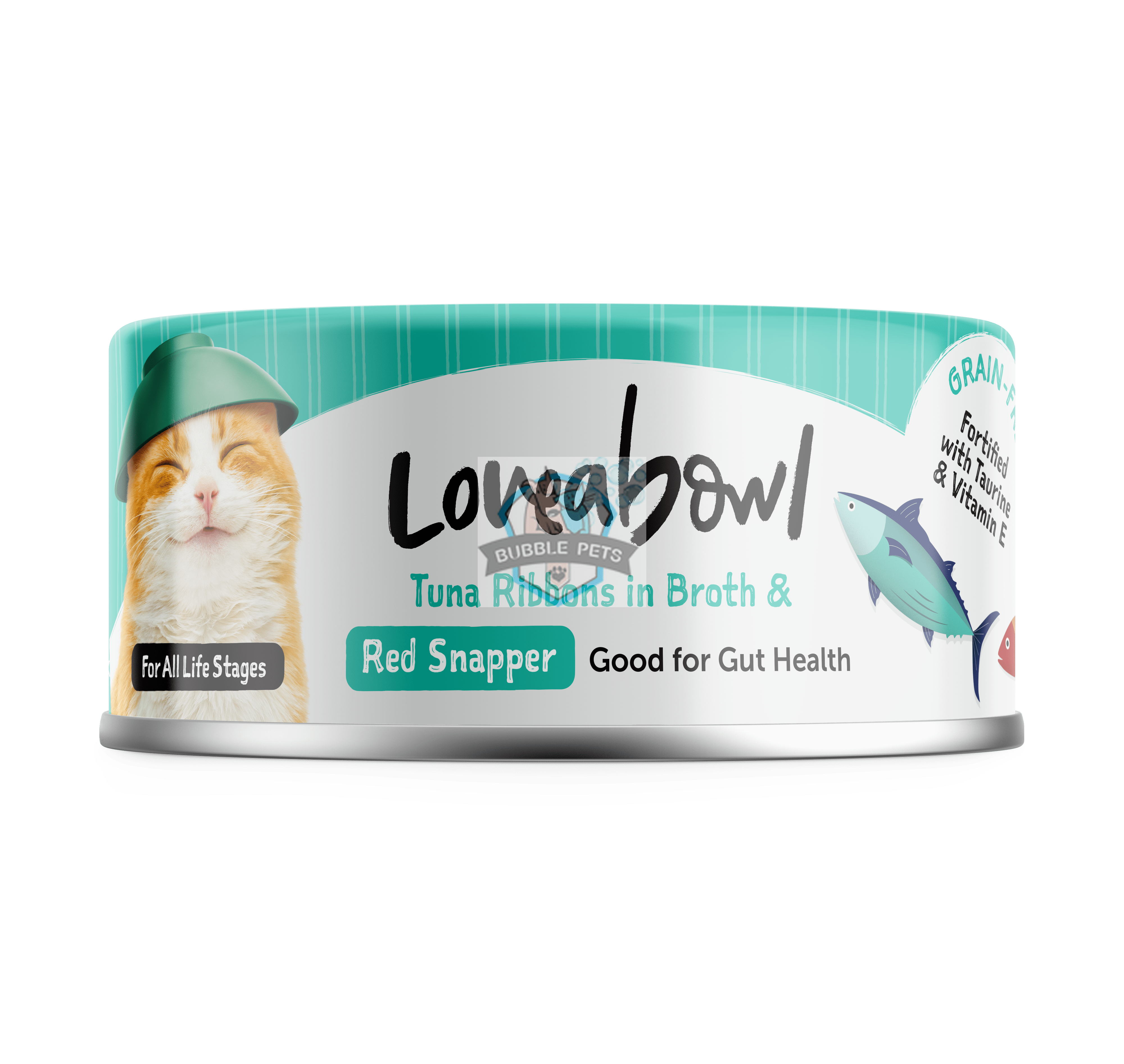 Loveabowl Chicken & Tuna in Broth Wet Cat Food 70g (Tuna & Red Snapper)