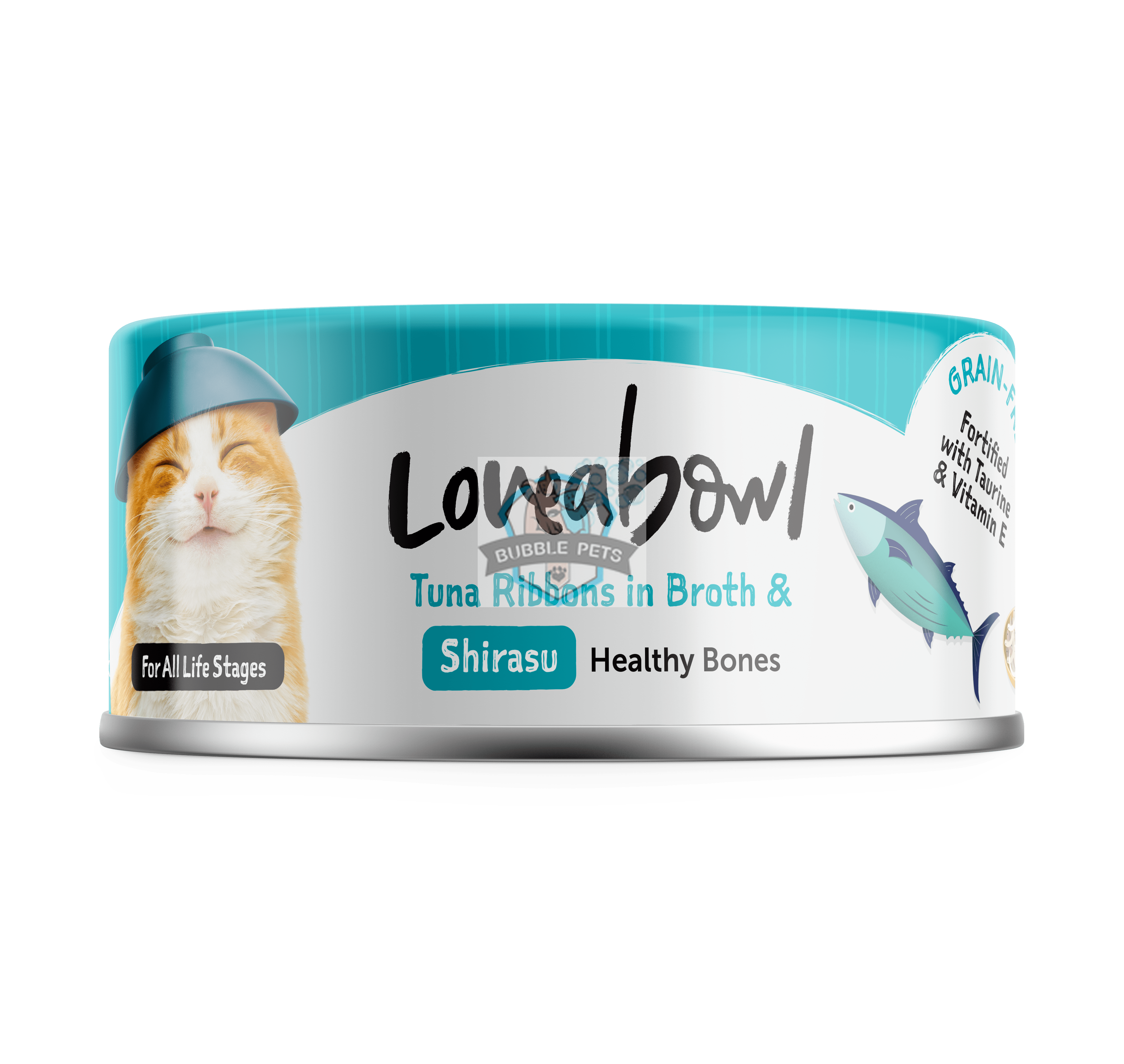 Loveabowl Chicken & Tuna in Broth Wet Cat Food 70g (Tuna & Shirasu)