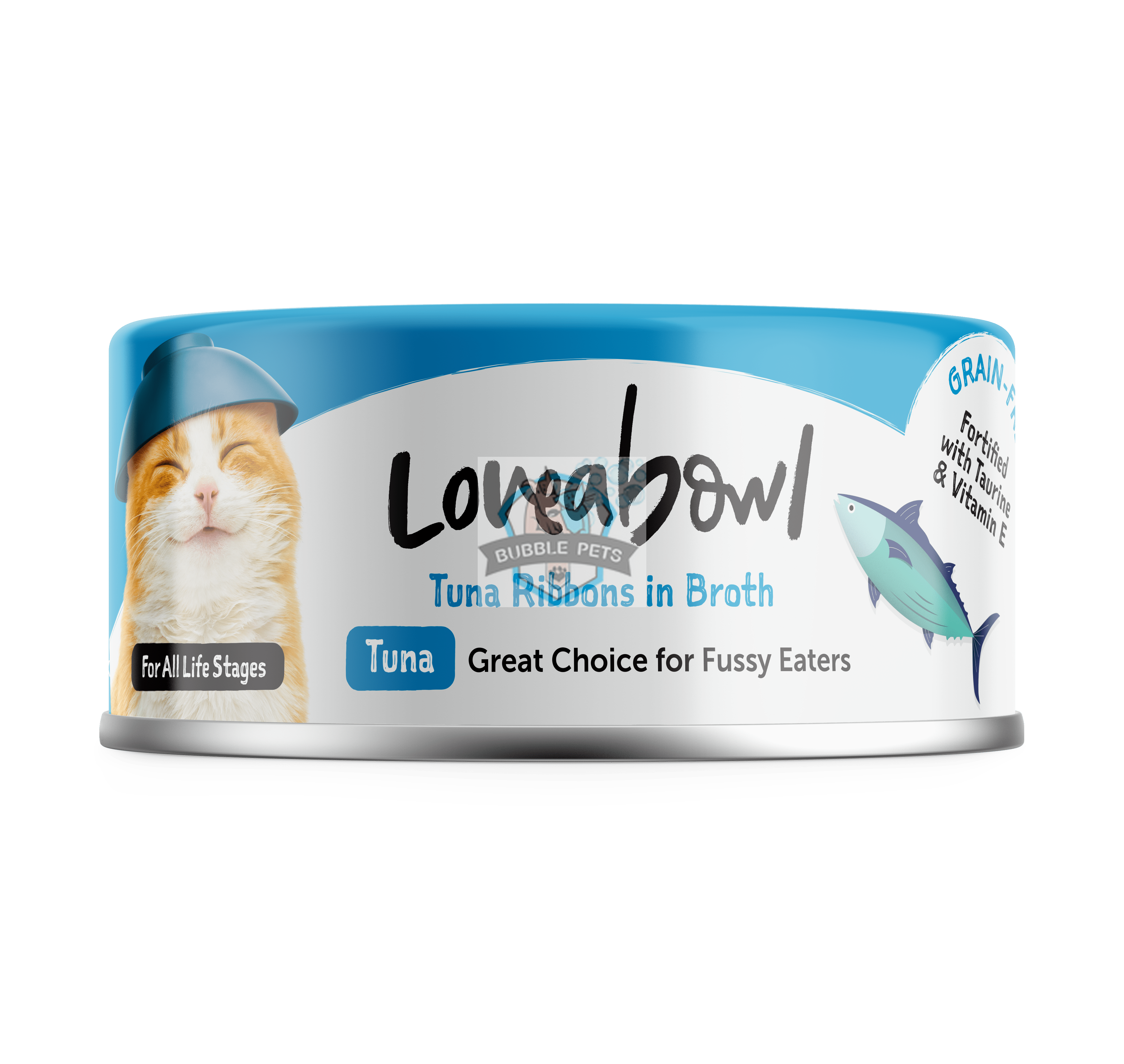 Loveabowl Chicken & Tuna in Broth Wet Cat Food 70g (Tuna Ribbons)