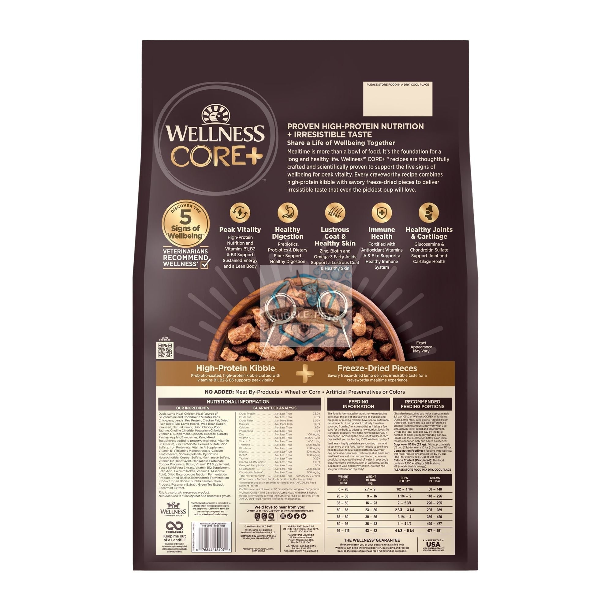 Wellness CORE+ Wild Game Dry Dog Food