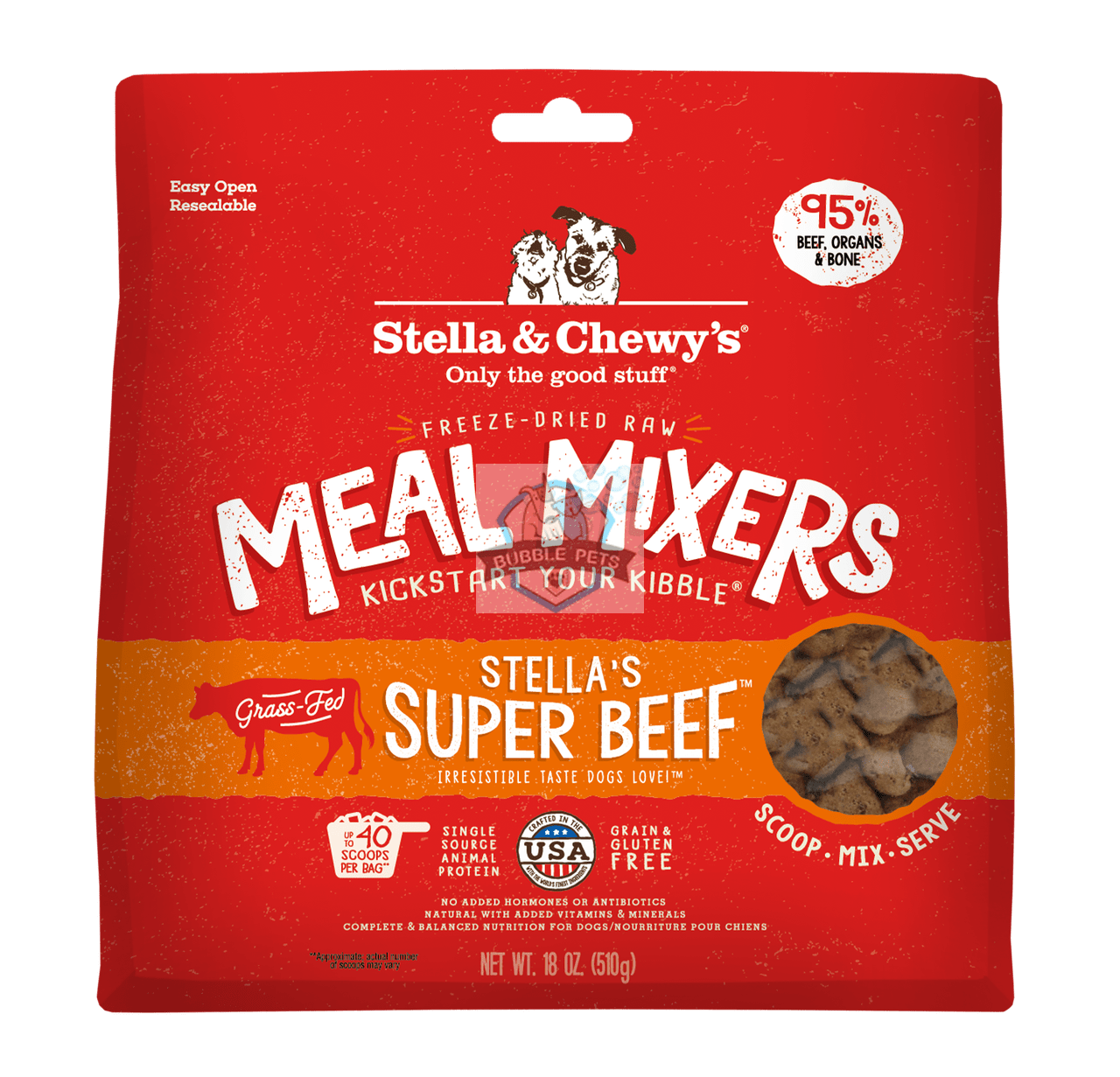 Stella & Chewy's Freeze Dried Raw Super Beef Meal Mixers