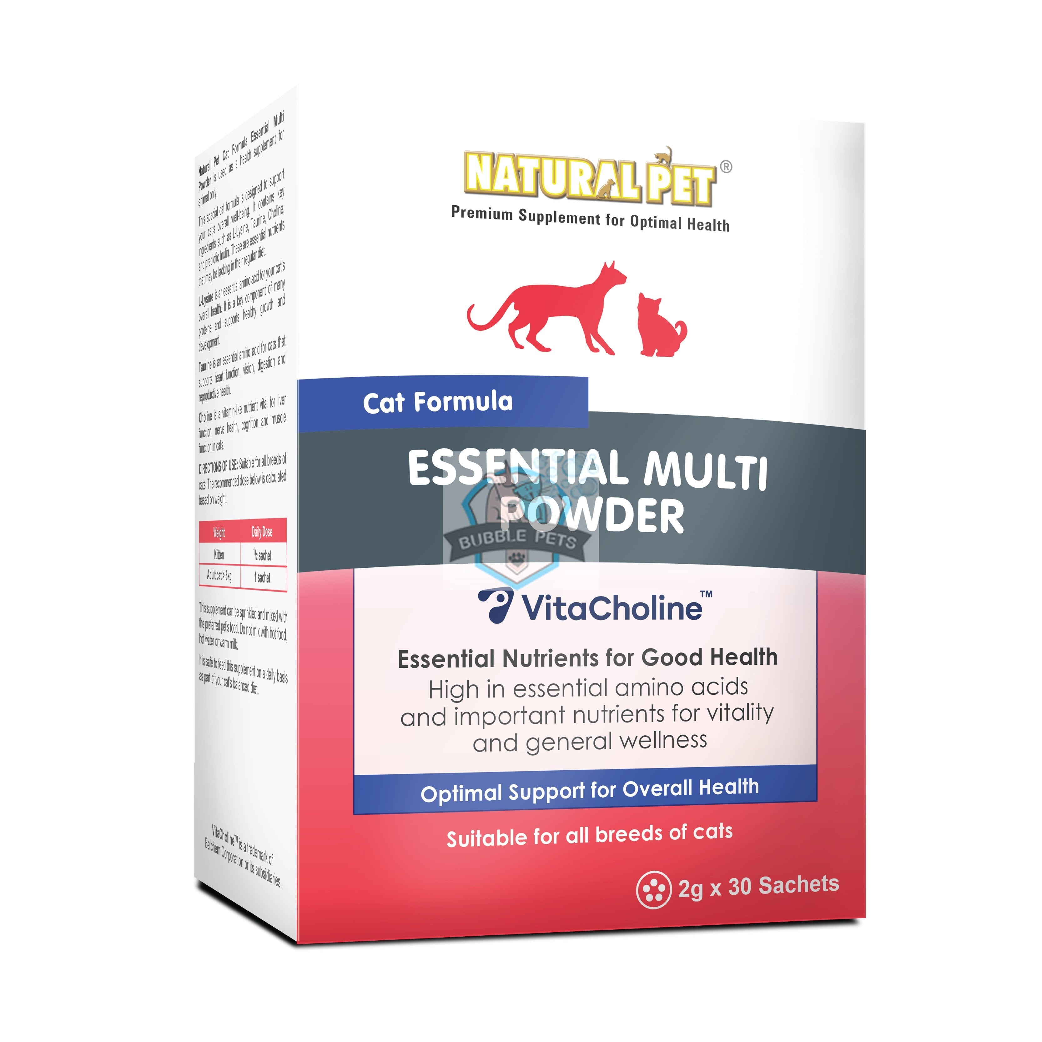 Natural Pet Essential Multi Powder for Cats Supplement