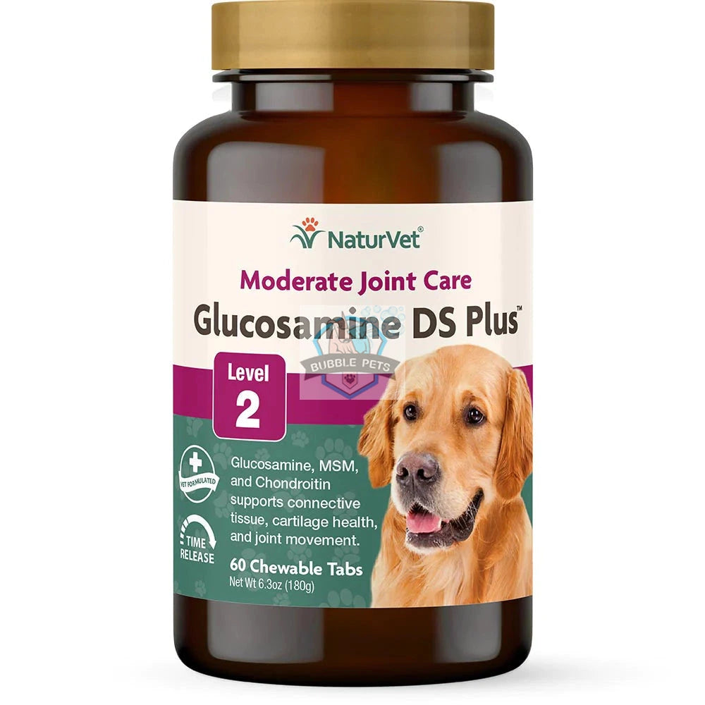 Naturvet Glucosamine DS with MSM & Chondroitin Tabs for Dogs
