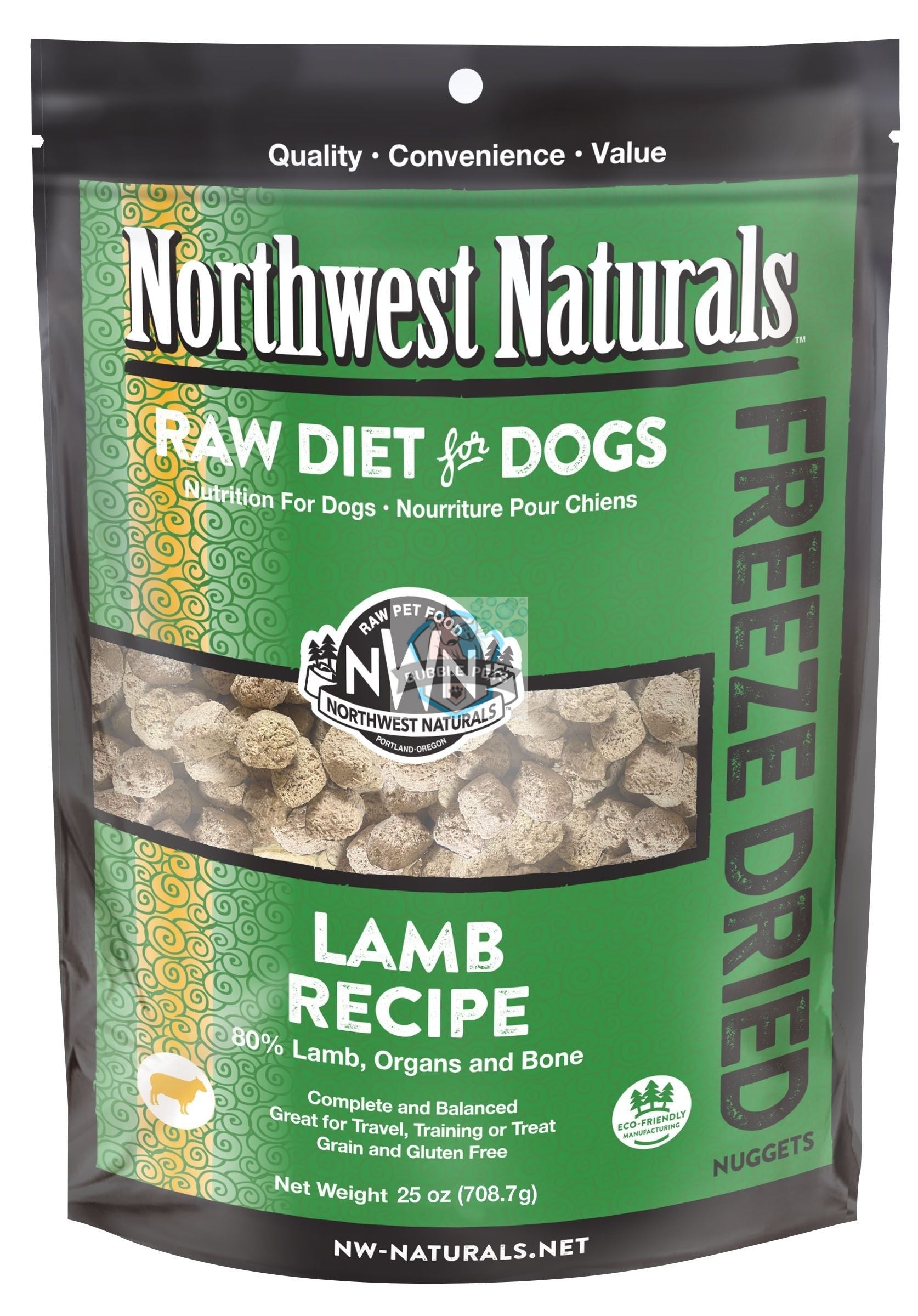 Northwest Freeze Dried Lamb Dog Food (3 12oz for $152.70 Bundle Deal)