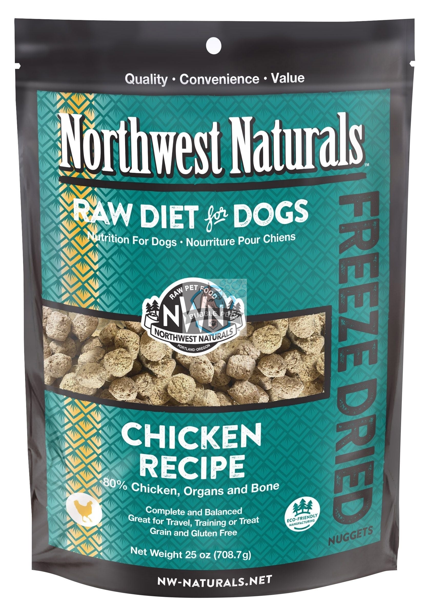 Northwest Freeze Dried Chicken Dog Food (3 12oz for $152.70 Bundle Deal)