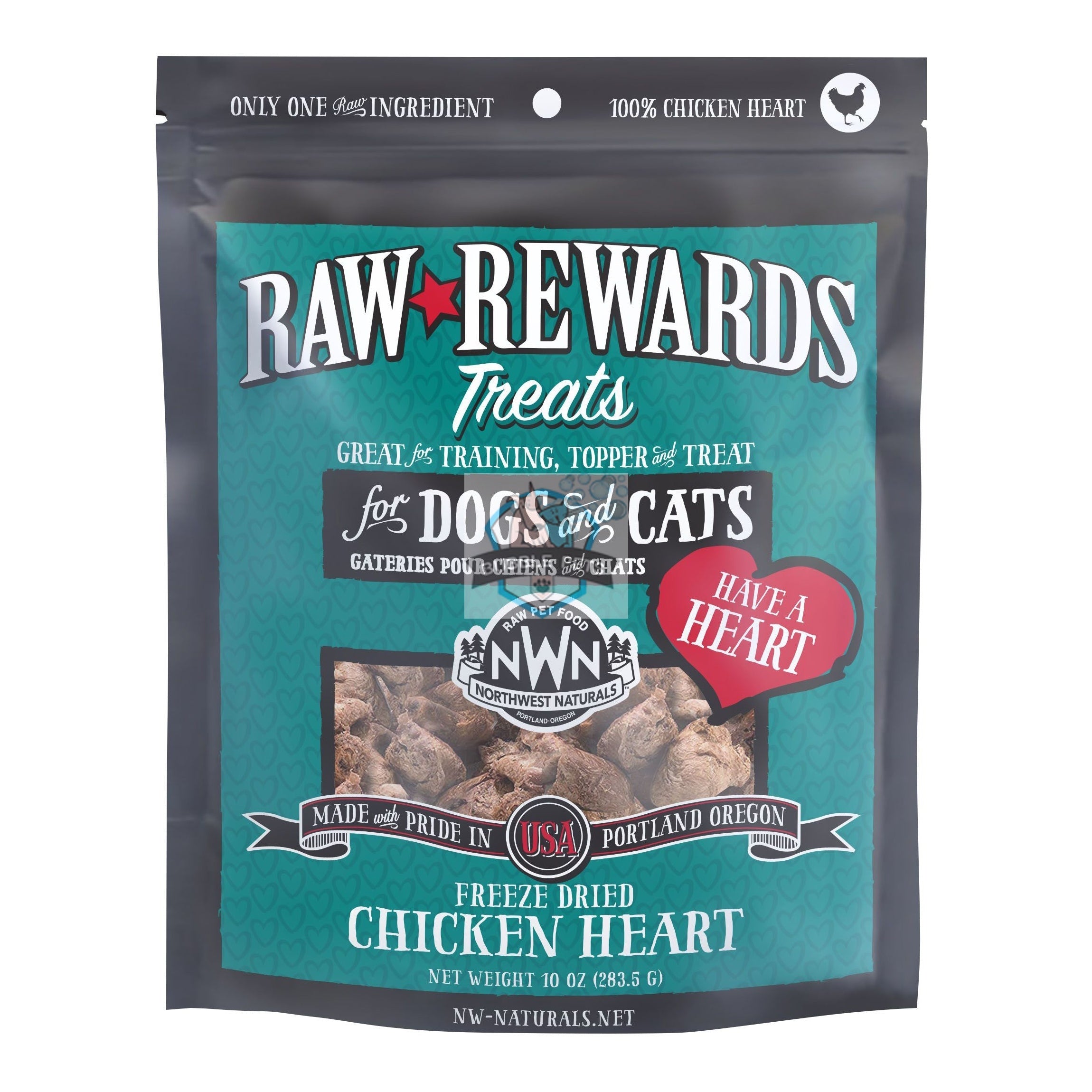 Northwest Freeze Dried Chicken Heart Dog and Cat Treats