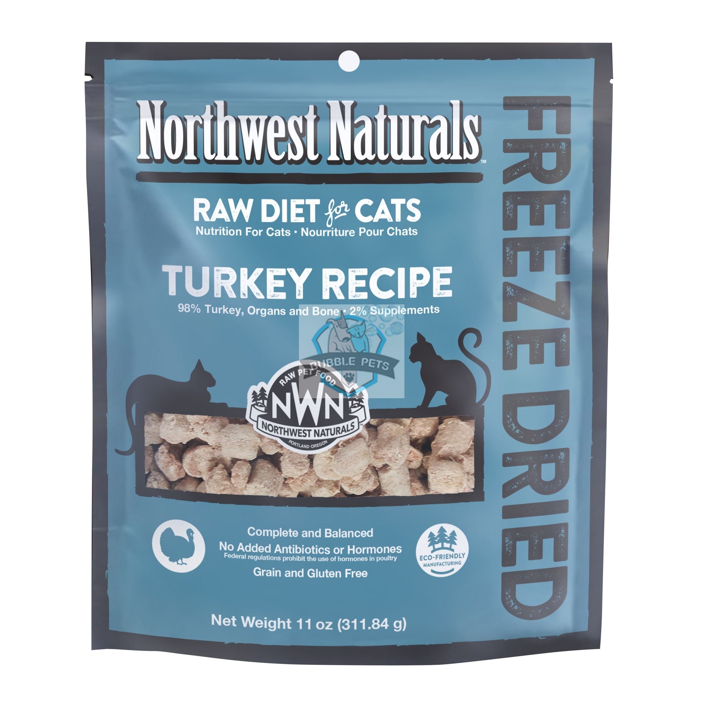Northwest Naturals Turkey Freeze Dried Cat Food