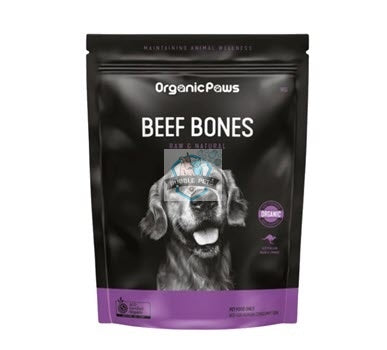 Organic Paws Beef Bones Frozen Raw Dog Treats