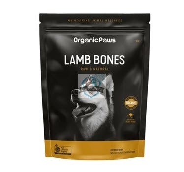 Organic Paws Lamb Bones Frozen Raw Dog Treats