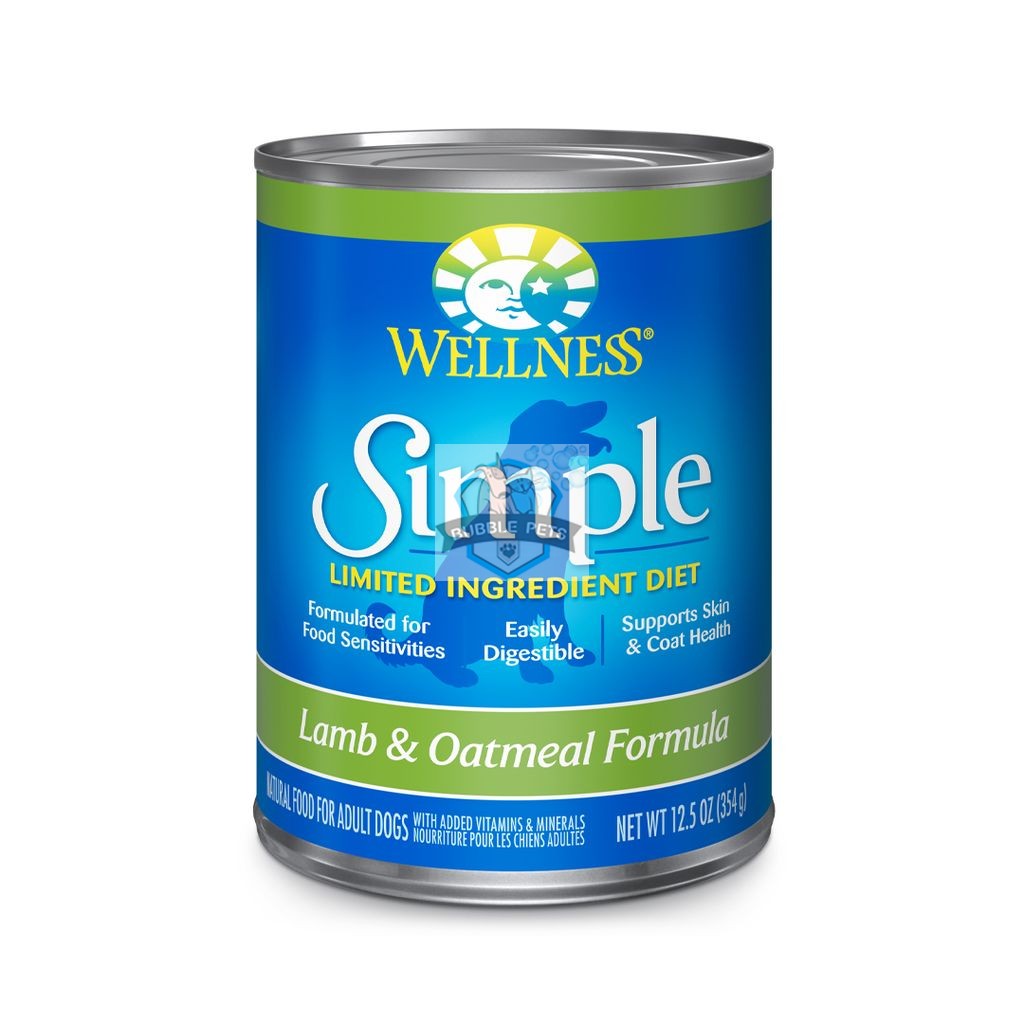 Wellness Simple Food Solutions Lamb and Oatmeal Canned Dog Food