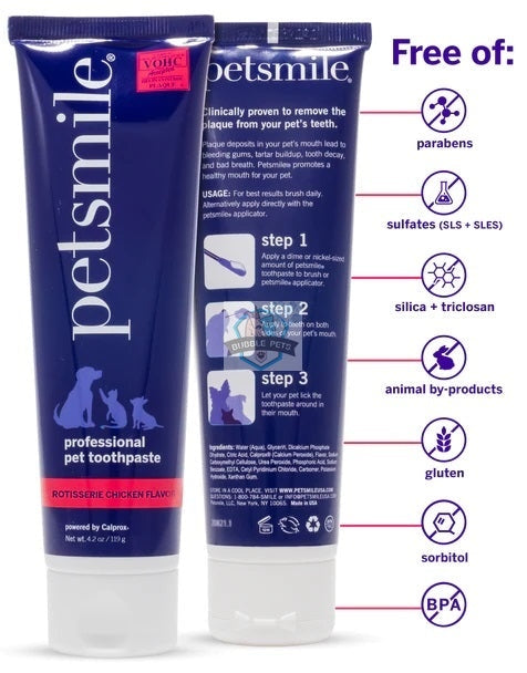 Petsmile Professional Rotisserie Chicken Flavour Toothpaste for Dogs & Cats