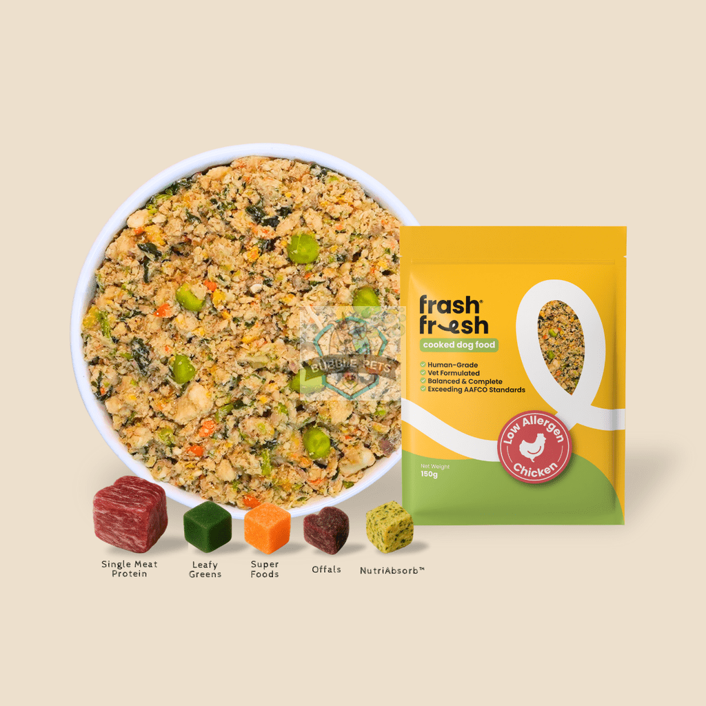 Frashfresh Cooked Low-Allergen Chicken Dog Food with NutriAbsorb