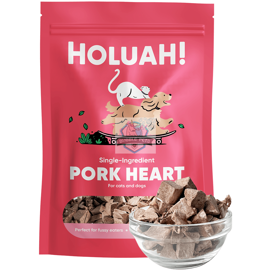 NEW: Holuah! Freeze Dried Pork Heart Treats for Cats & Dogs