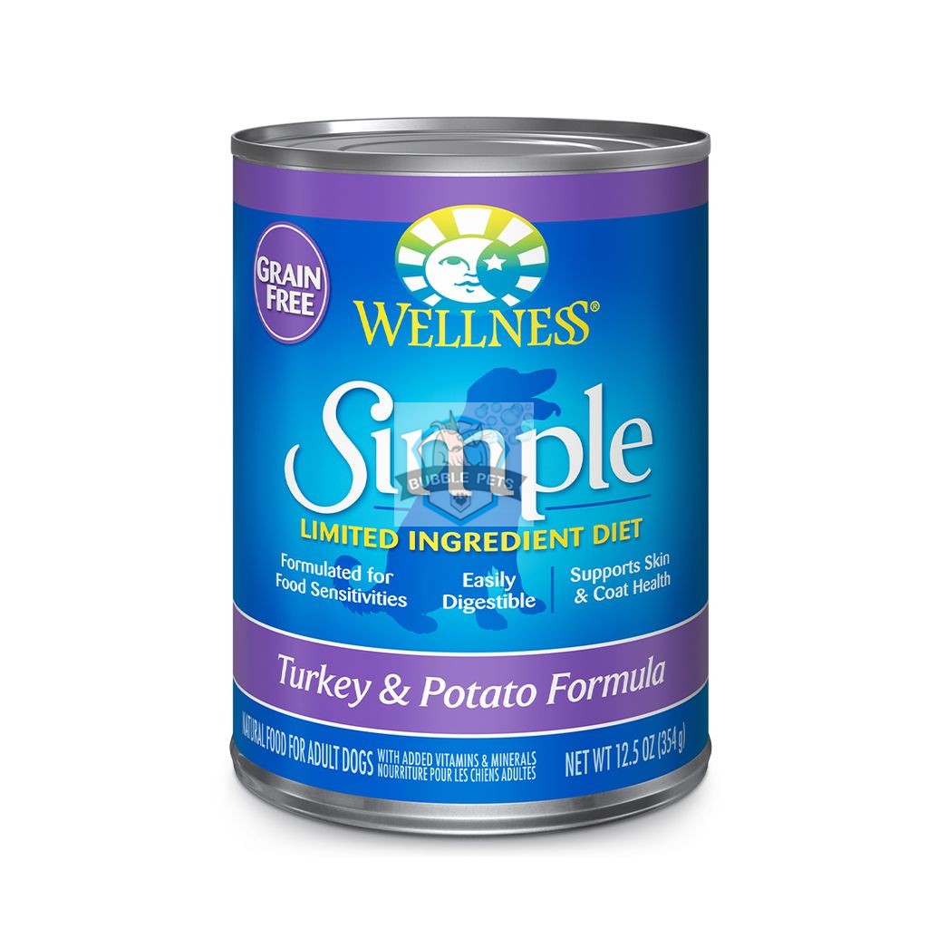 Wellness Simple Food Solutions Turkey and Potato Canned Dog Food