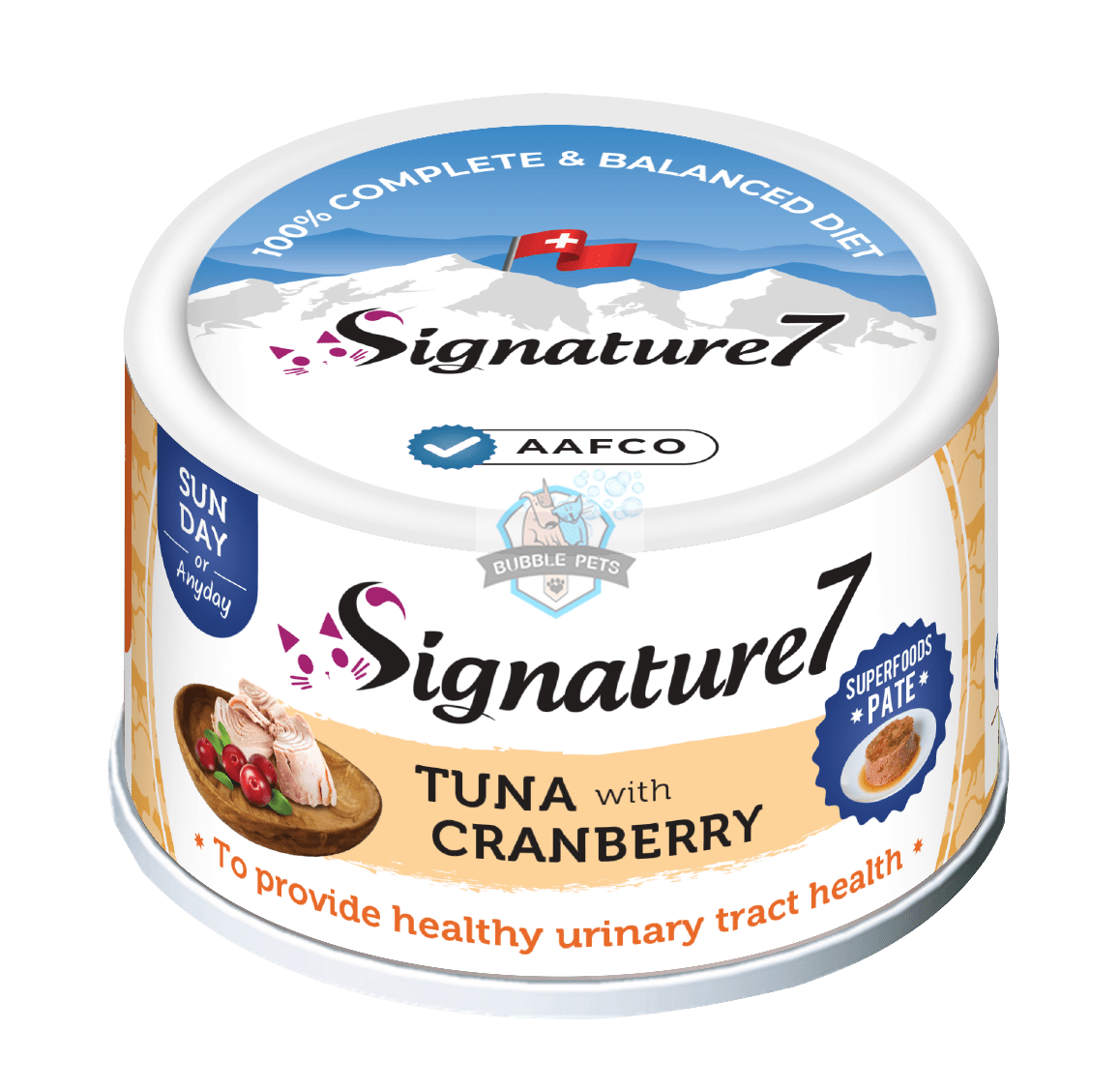 Signature7 Cat Wet Can - Tuna with Cranberry For Urinary Tract Health