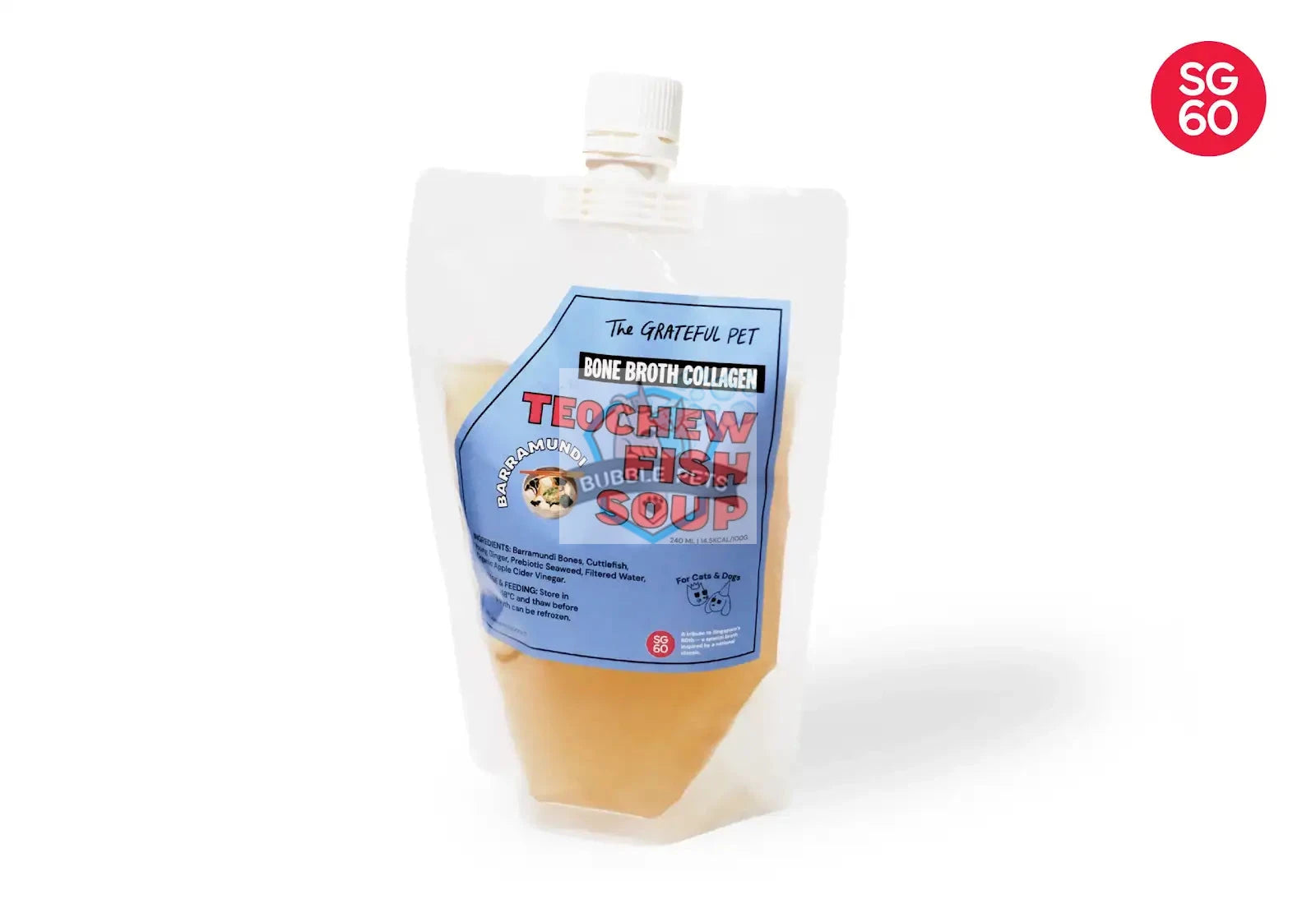 The Grateful Pet Bone Broth For Dogs & Cats (Teochew Fish Soup)