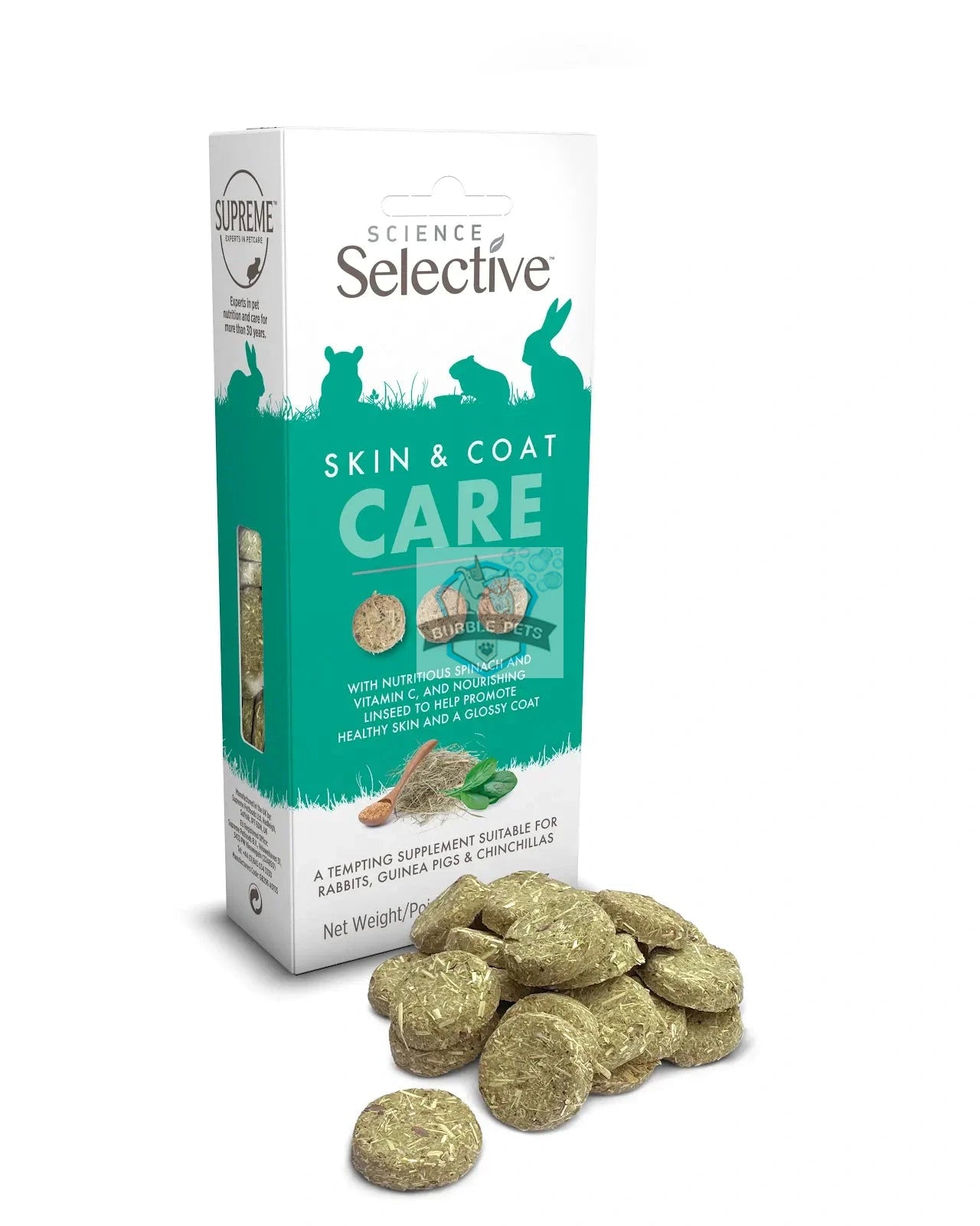 Supreme Skin & Coat Care Supplement for small animals - 100g