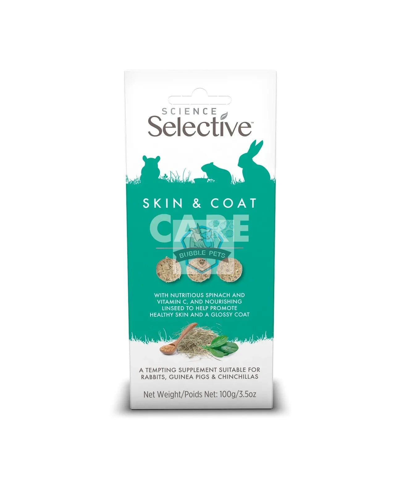 Supreme Skin & Coat Care Supplement for small animals - 100g