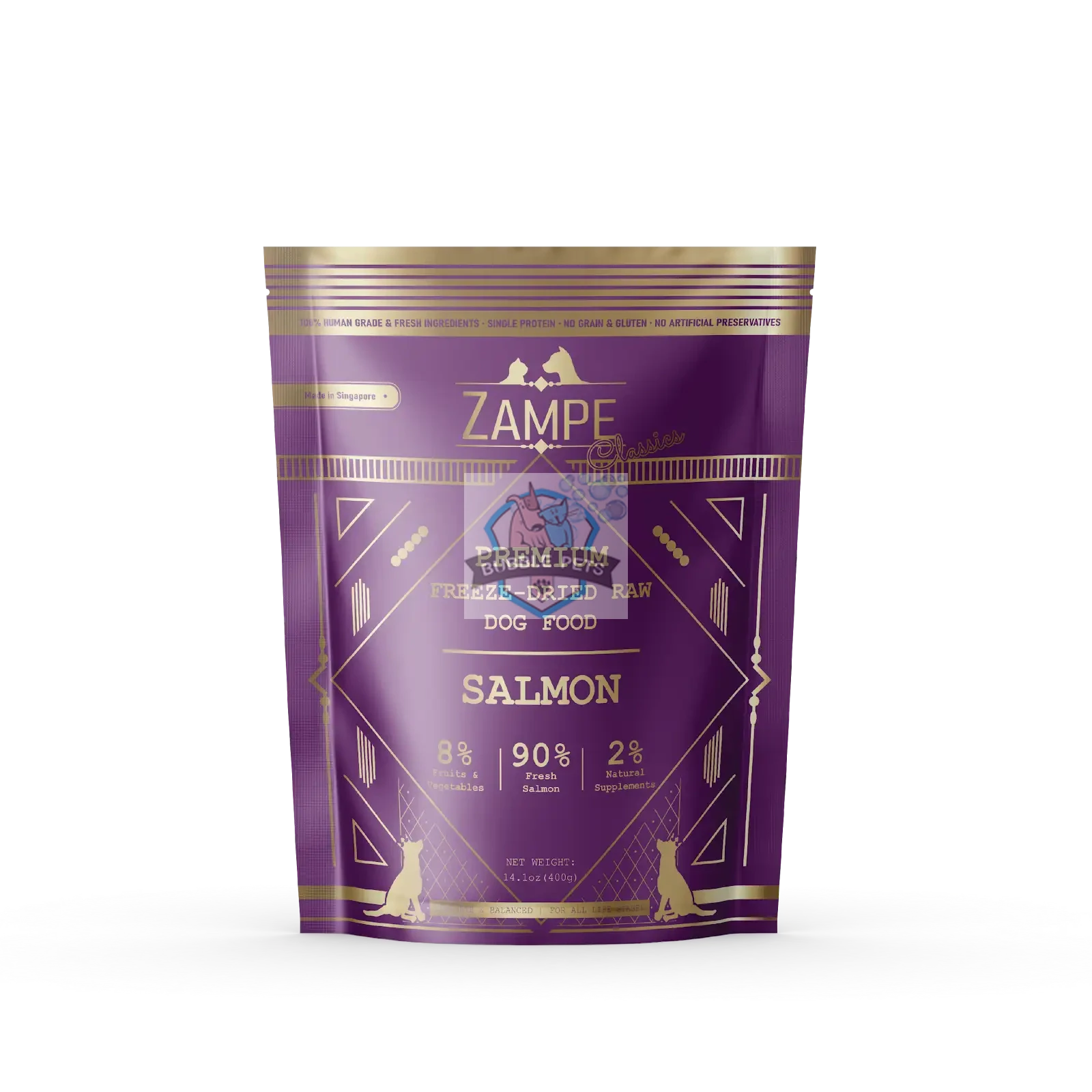 Zampe Freeze Dried Raw Salmon Pops (400g)