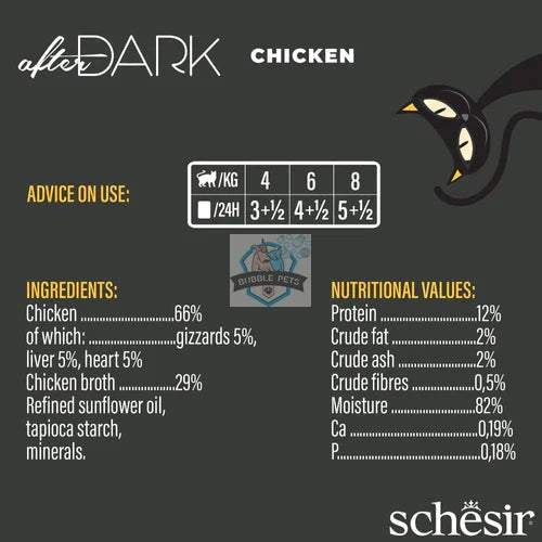 Schesir Cat After Dark Chicken 80g