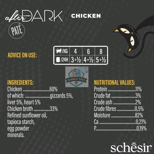 Schesir Cat After Dark Chicken Pate 80g