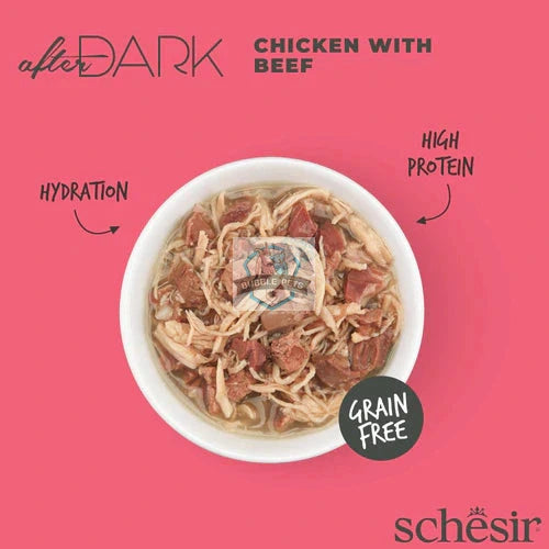 Schesir Cat After Dark Chicken With Beef 80g