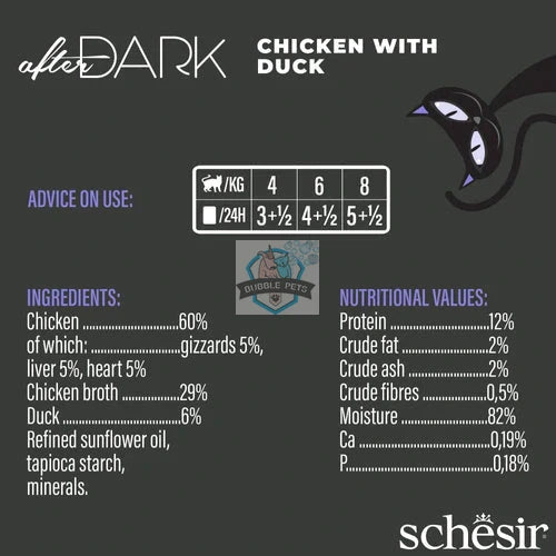 Schesir Cat After Dark Chicken With Duck 80g