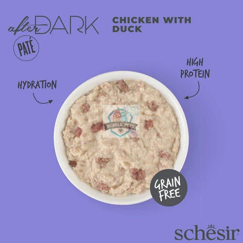 Schesir Cat After Dark Chicken with Duck Pate 80g