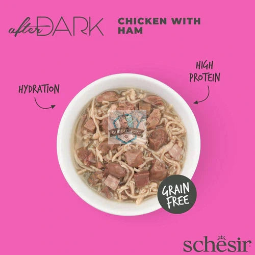 Schesir Cat After Dark Chicken With Ham 80g