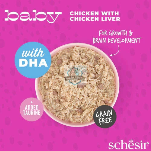 Schesir Cat Baby Chicken With Chicken Liver 70g