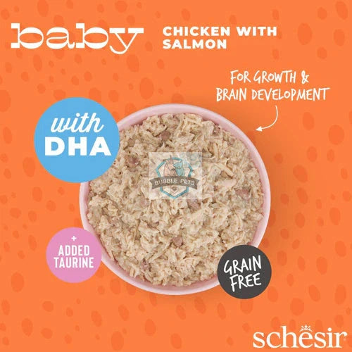 Schesir Cat Baby Chicken With Salmon 70g