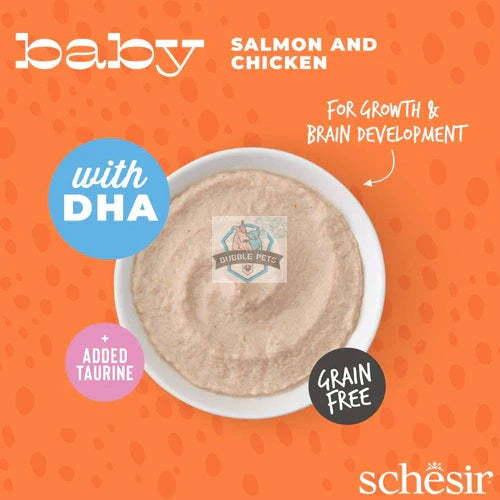 Schesir Cat Baby Pouch Mousse Salmon and Chicken 70g