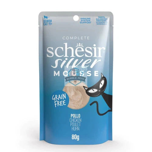 Schesir Cat Pouch Silver Mousse Chicken 80g