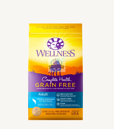 Wellness Complete Health Grain Free Adult Whitefish & Menhaden Fish Meal Recipe Dry Dog Food