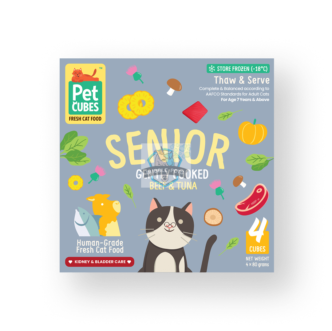 PetCubes Senior Cat Gently Cooked - Beef & Tuna