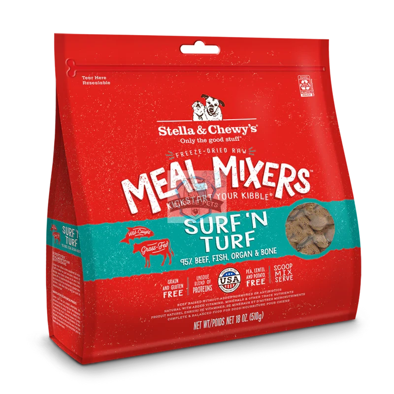 Stella & Chewy's Freeze Dried Surf & Turf Meal Mixers for Dogs
