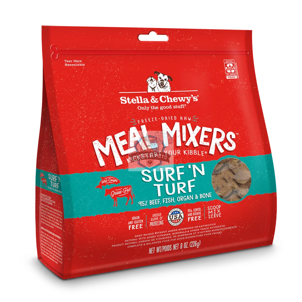 Stella & Chewy's Freeze Dried Surf & Turf Meal Mixers for Dogs
