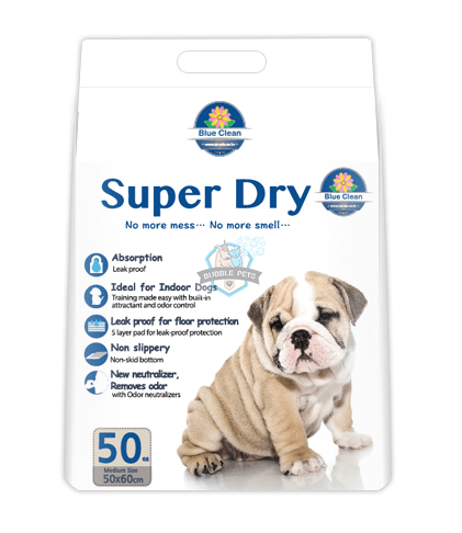 Blue Clean Super Dry SAP 7g Pee Pad 50x60cm (50pcs)