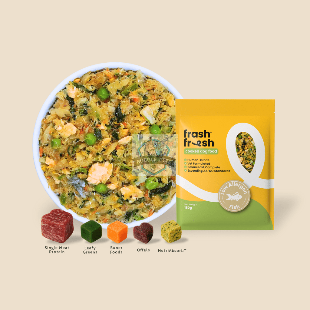 Frashfresh Cooked Low-Allergen Fish Dog Food with NutriAbsorb