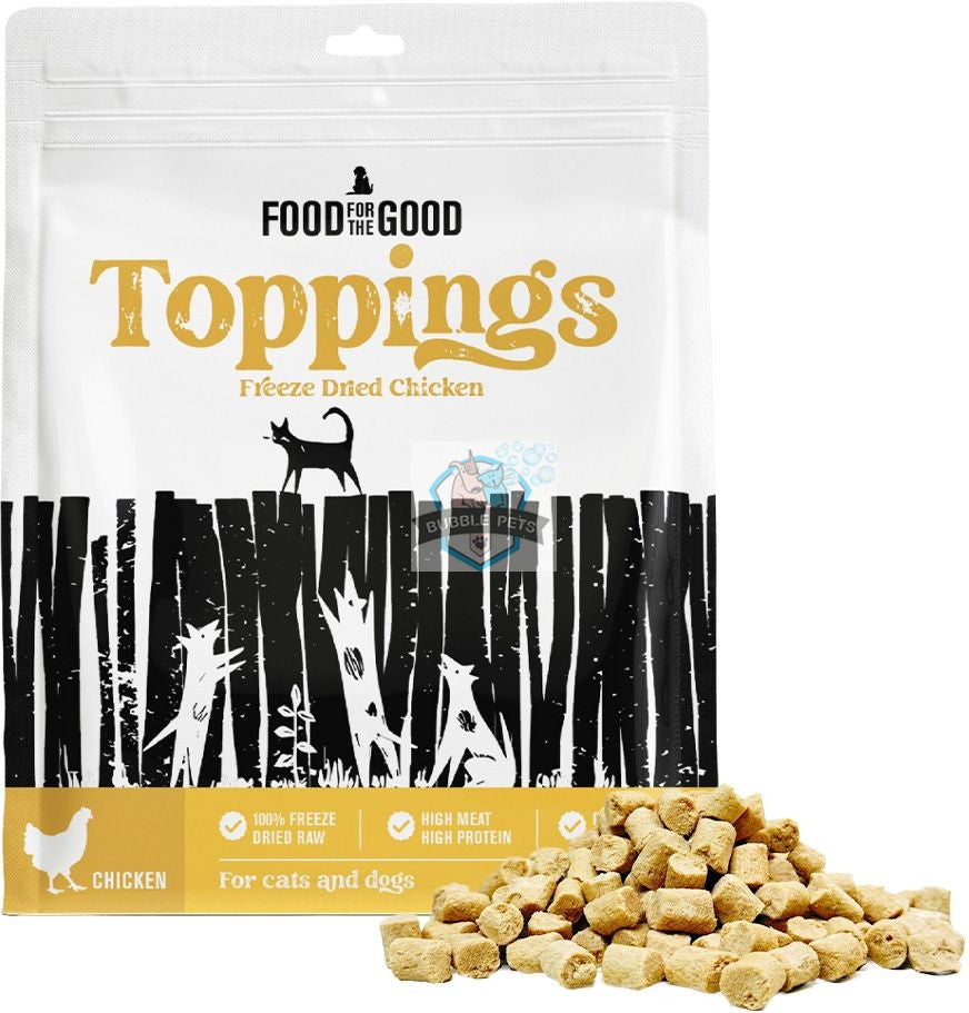 Food For The Good Freeze-Dried Chicken Toppings for Dogs & Cats