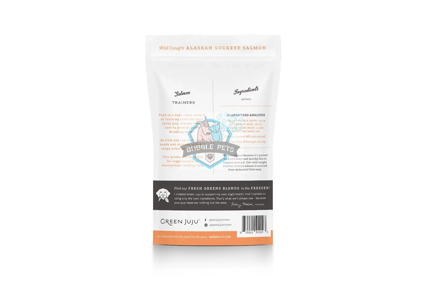 Green Juju Salmon Trainer Treats