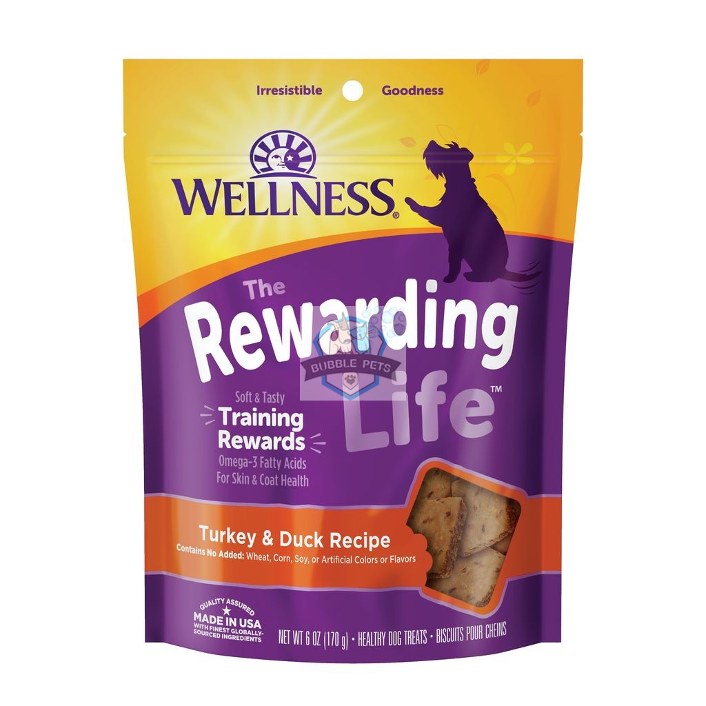 Wellness Wellbites Rewarding Life Turkey and Duck Dog Treats