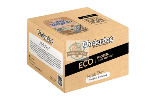 Underdog ECO Pack Cooked Kangaroo Complete & Balanced Frozen Dog Food