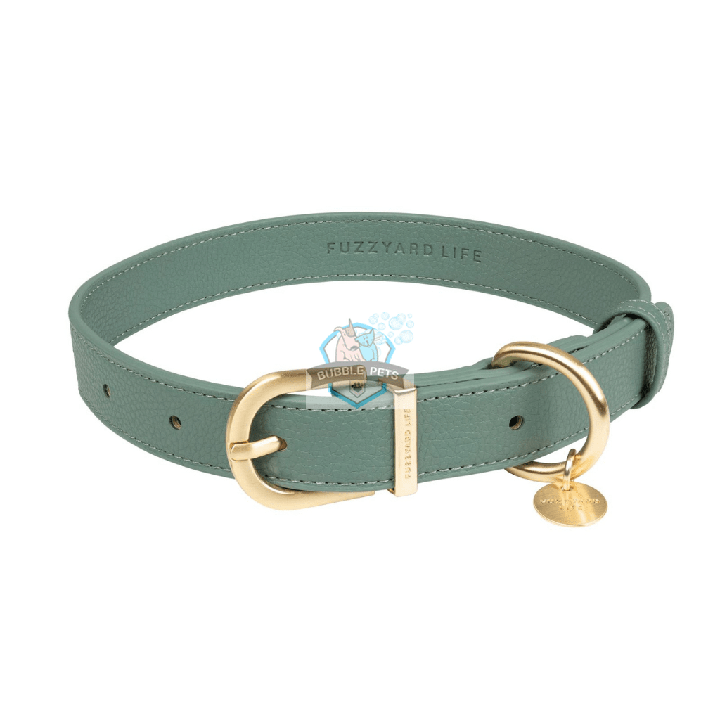FuzzYard Life Atelier Dog Collar - Myrtle Green