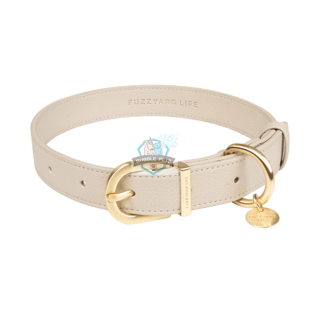 FuzzYard Life Atelier Dog Collar - Sandstone