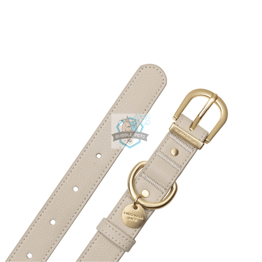 FuzzYard Life Atelier Dog Collar - Sandstone