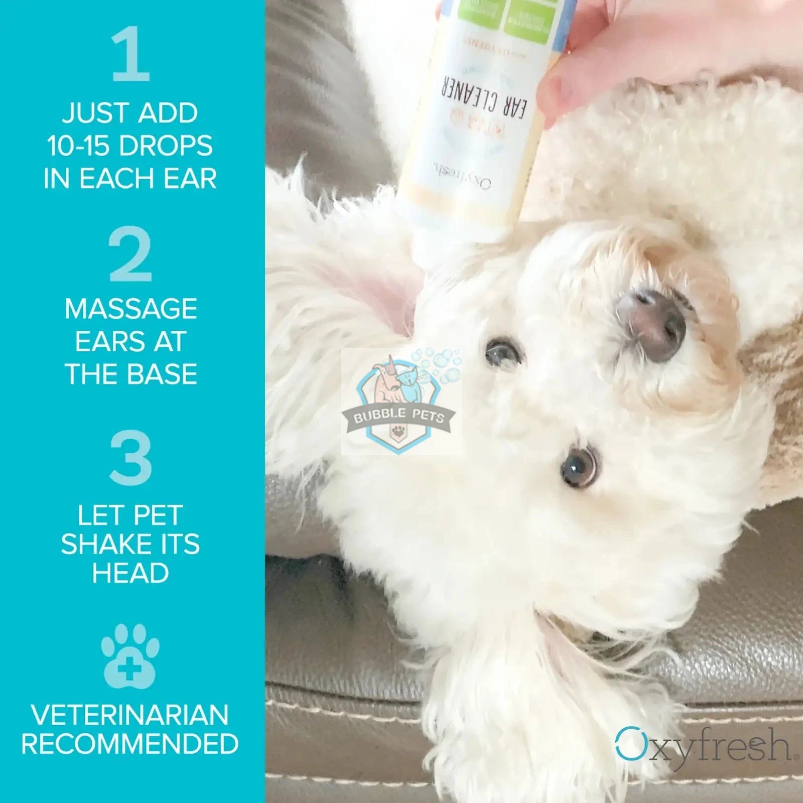 Oxyfresh Pet Ear Cleaner for Cats and Dogs