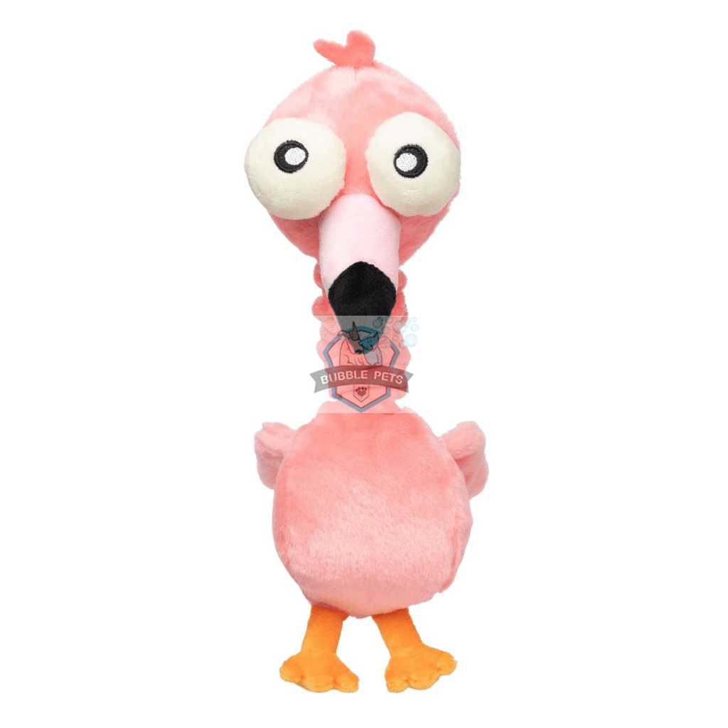 FuzzYard Neckole The Flamingo Dog Toy