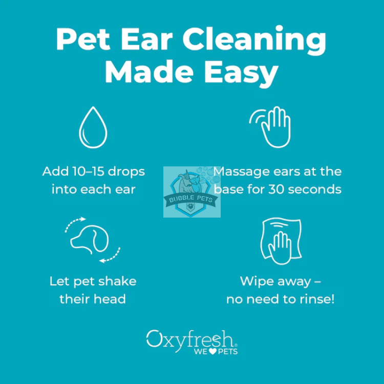 Oxyfresh Pet Ear Cleaner for Cats and Dogs