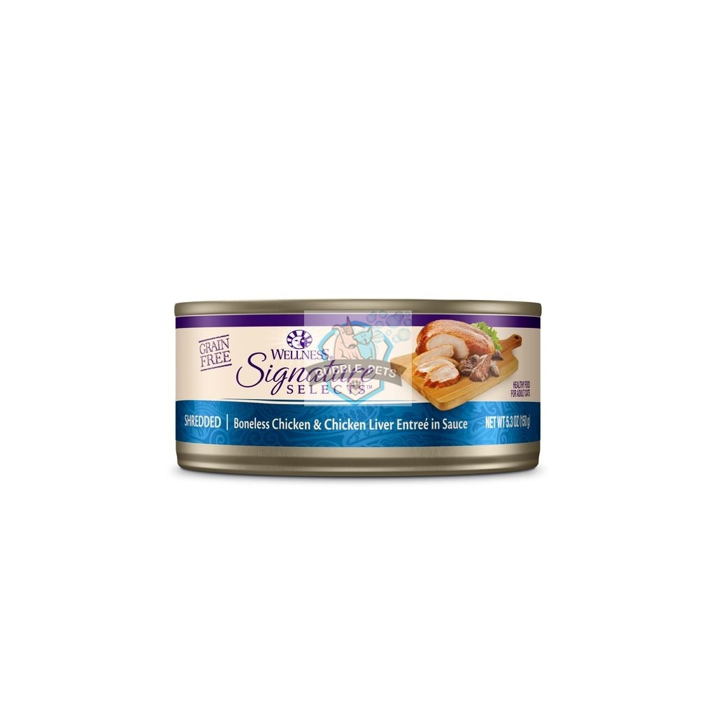 Wellness CORE Signature Selects Shredded White Meat Chicken with Chicken Liver Entree in Sauce Canned Cat Food
